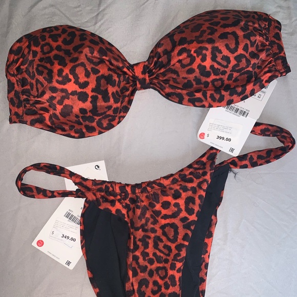 zara leopard bikini